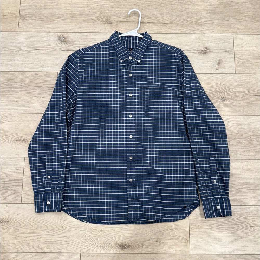 Men's Blue Checkered Shirt
